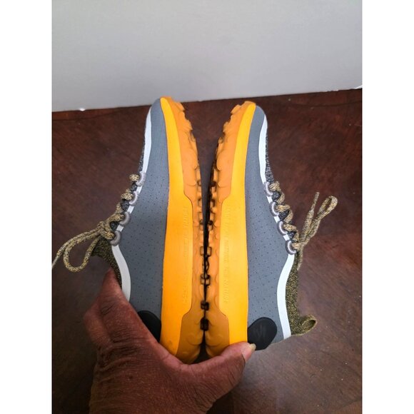 Allbirds Women's Trail Runner SWT Sneakers Gray & Yellow Lightweight Wool Blend - Picture 5 of 8